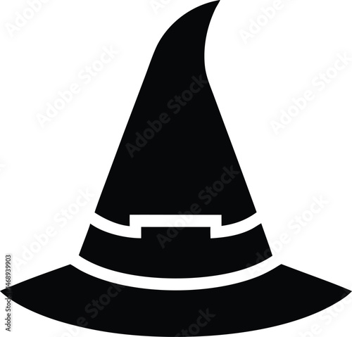 Witch Hat Icon Vector Illustration