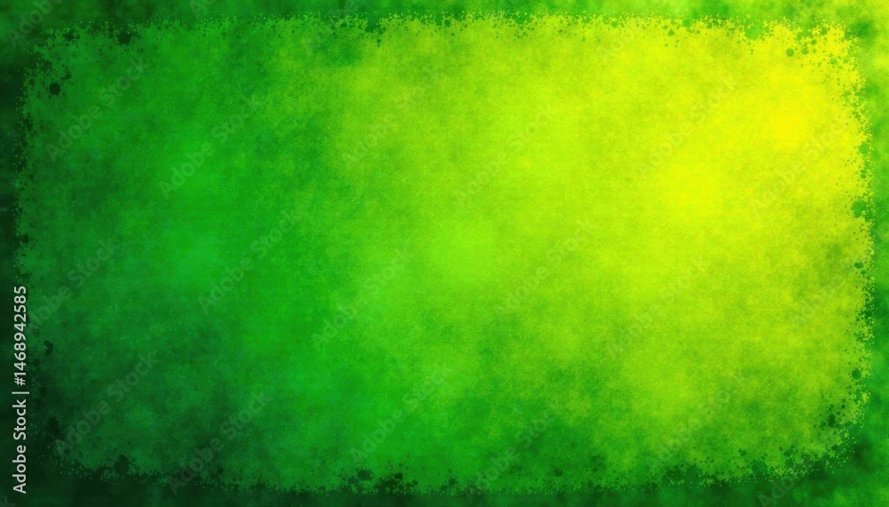 Obraz premium Distressed green-yellow grunge texture; spotlight corner , distressed, effect, shiny