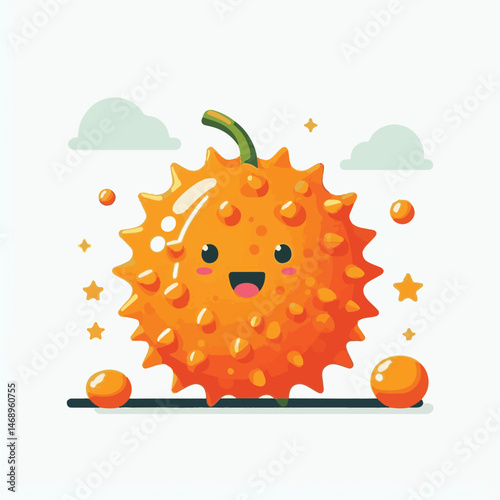 food, healthy, fruit, fresh, gac, raw, freshness, organic, delicious, isolated, white, red, sweet, orange, bitter, asian, background, green, spiny, baby, plant, gourd, vegetarian, herb, vegetable, agr