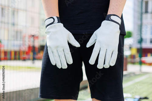 Gloves for construction work. Durable construction gloves.