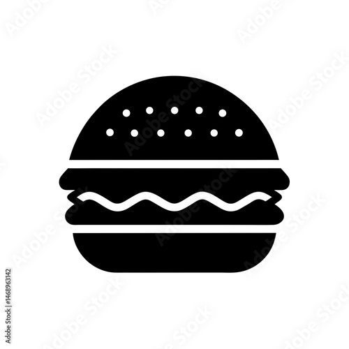 burger icon vector illustration