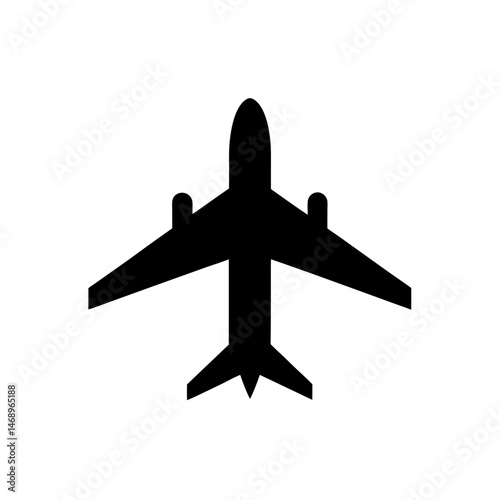 Airplane Icon Vector Illustration