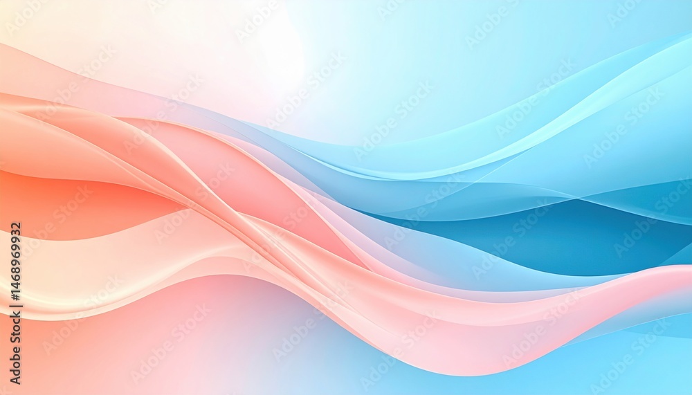 Flowing colorful waves abstract art digital design modern aesthetic soft gradient background creative concept Flowing colorful waves abstract art digital design modern aesthetic soft gradient background creative concept