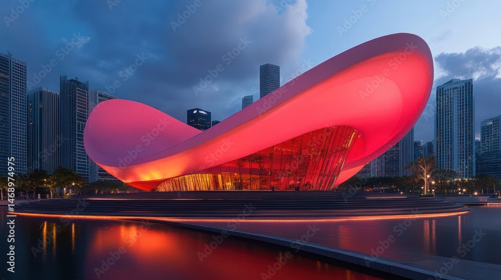 Fototapeta premium Modern Architecture at Night