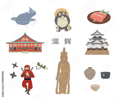 滋賀県の観光と名産