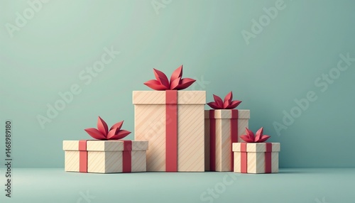 holiday gift pile