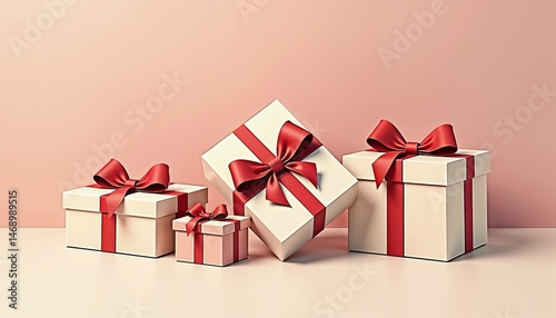 holiday gift pile