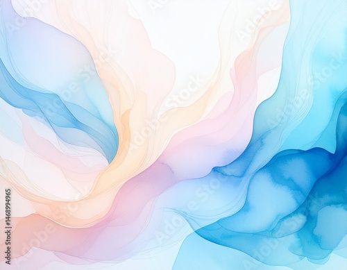 カラフルなインクがにじんでいる背景