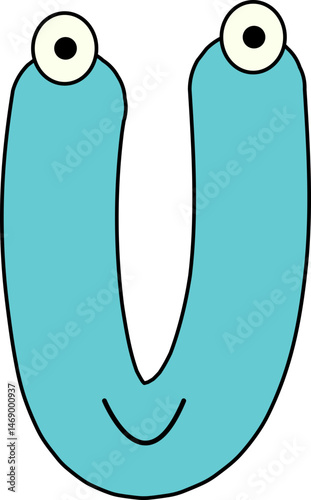 Cute Alphabet with Googly Eyes