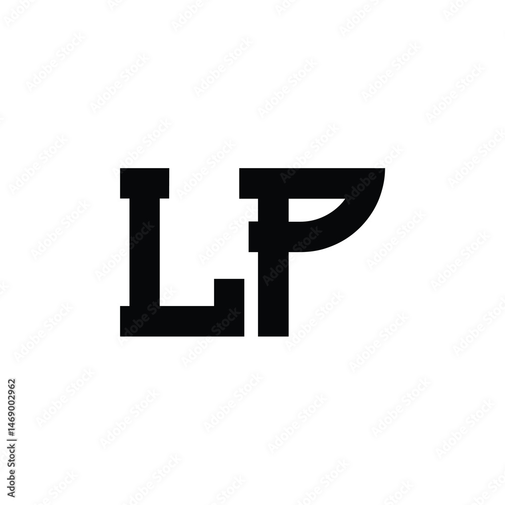 LP monogram logo design letter text name symbol monochrome logotype alphabet character simple logo LP monogram logo design letter text name symbol monochrome logotype alphabet character simple logo