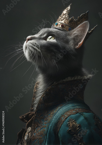 A Gray Cat King