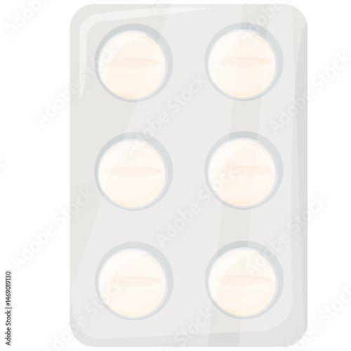 First Aid Medicine Stuff Graphic Illustration