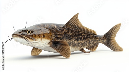 Fish, side view, detailed