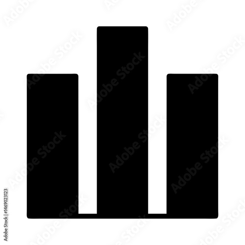 bar chart analytics icon
