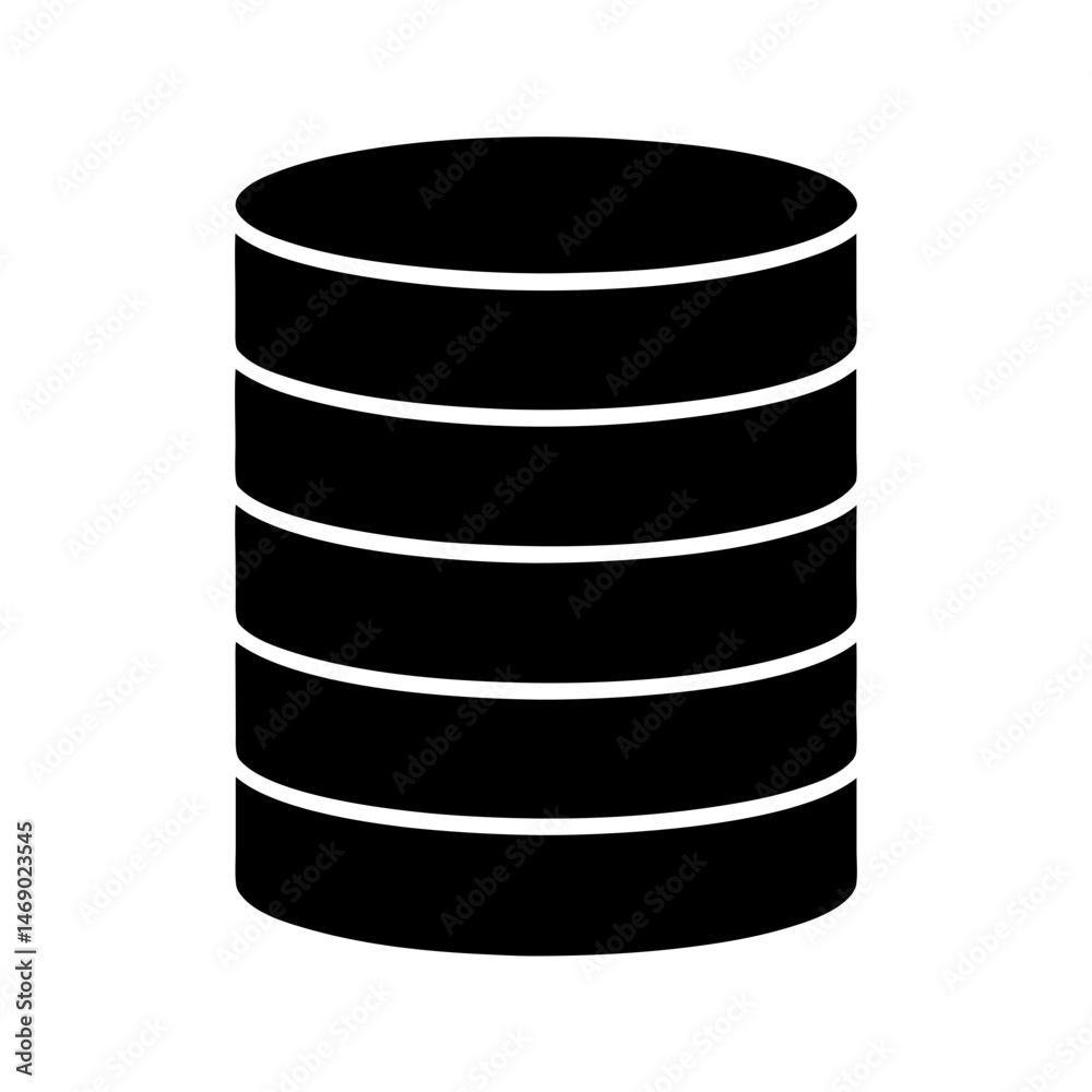 database cylinder filled icon
database cylinder filled icon