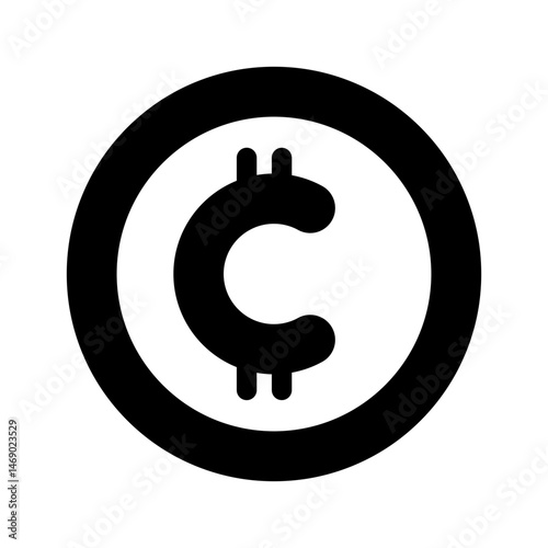 crypto coin filled icon
