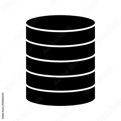 database cylinder filled icon
