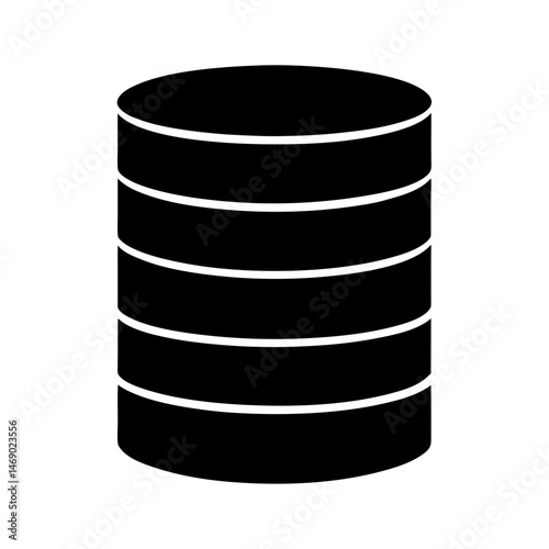 database cylinder storage icon
