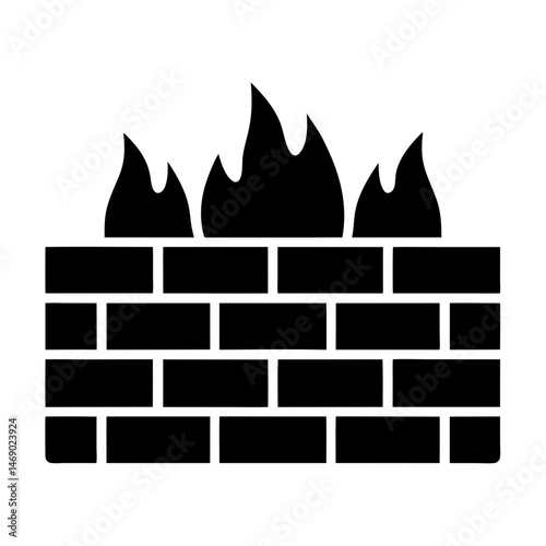 firewall network security icon
