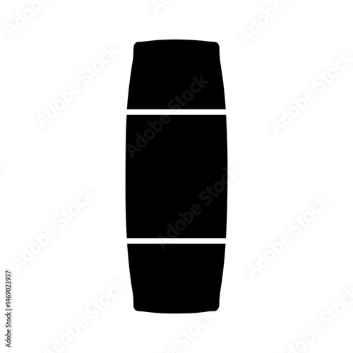 fitness tracker icon silhouette filled vector  
