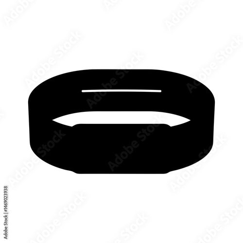 fitness tracker icon silhouette
