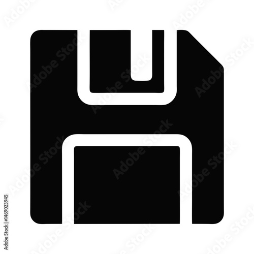 floppy disk retro storage icon
