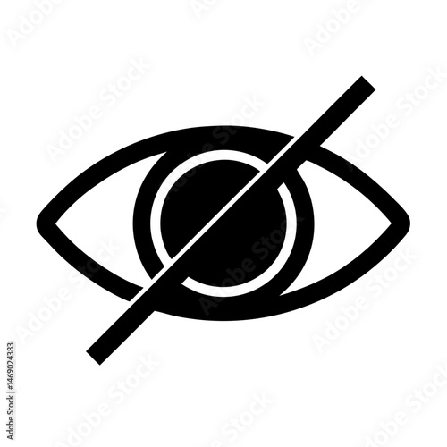 privacy protection icon solid silhouette
