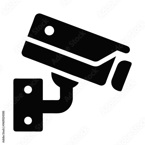 security camera icon silhouette glyph
