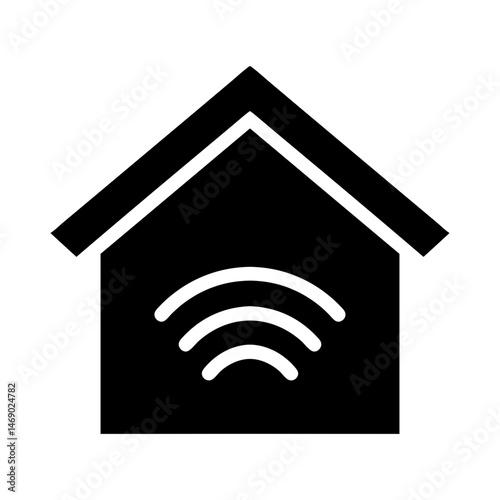 smart home icon glyph silhouette
