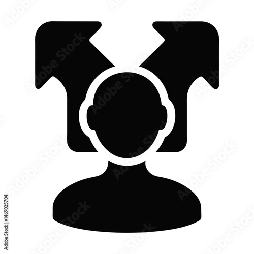 user profile silhouette icon vector  
