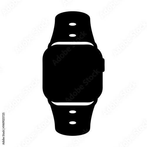 wearable device fitness icon vector  
