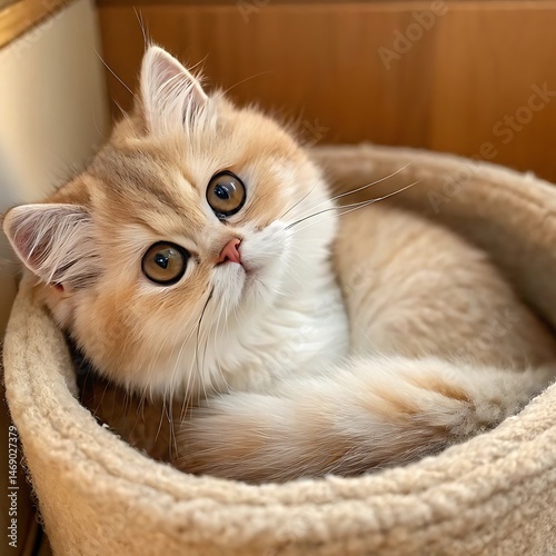 kitten in a basket