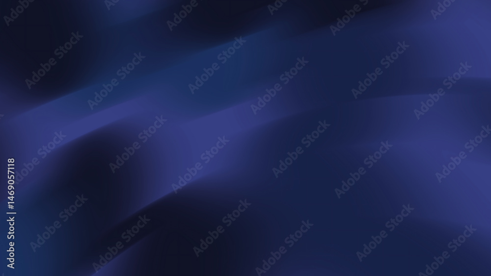 Fototapeta premium Abstract Navy Blue Gradient Wavy Background for Modern Digital Design