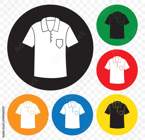 T-shirt icon. Simple flat, outline, solid style. Tee symbol, linear style sign for mobile concept and web design. T-shirt vector icon. fashion clothing symbol. Coloring simple flat symbol. EPS 10.