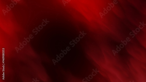 Dark Red and Black Smoke Abstract Background with Light Particle Effect