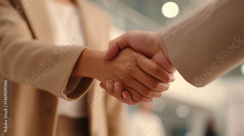 Wallpaper Mural Professional handshake agreement moment. Torontodigital.ca