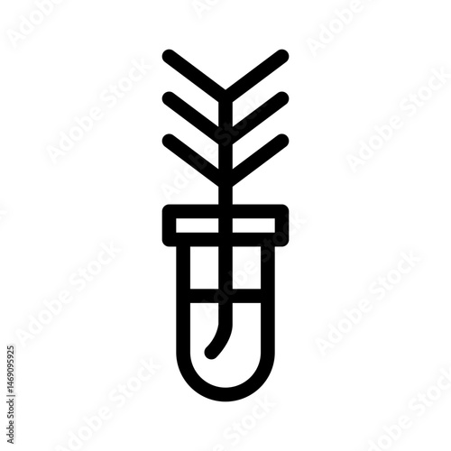 Testtube with Plant