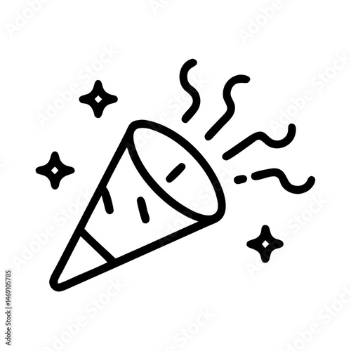Party Time Clock Icon Design