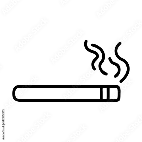 Cigarette Smoking Icon Design