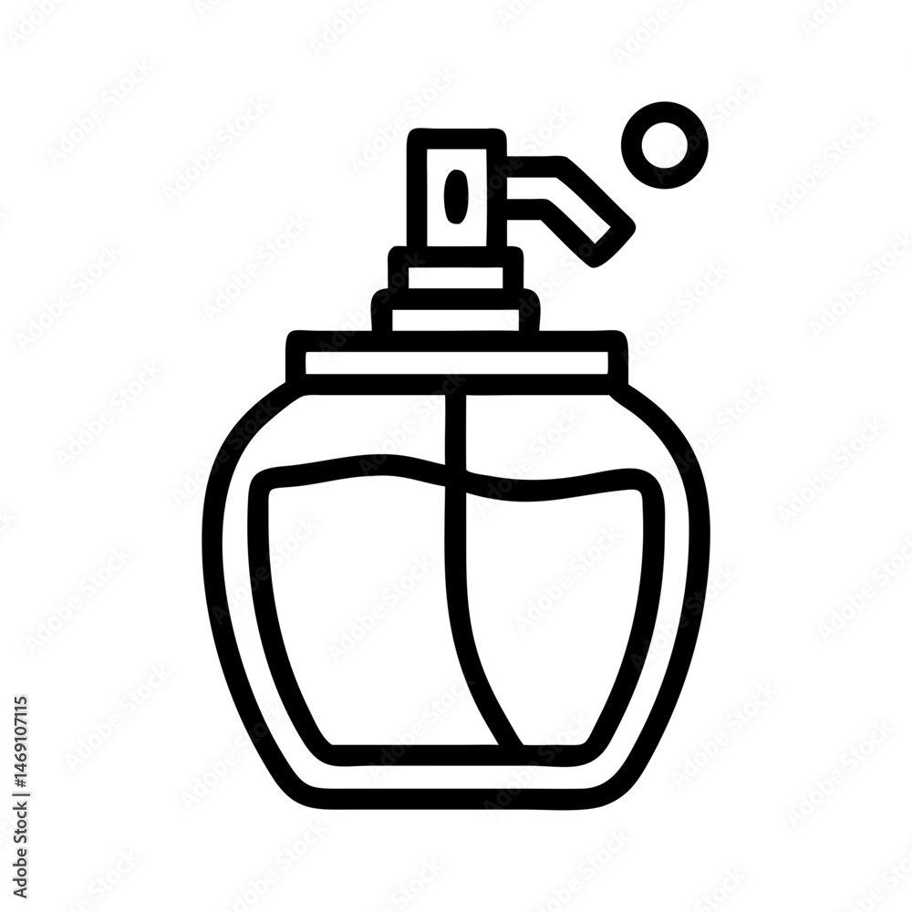 Fragrance Bottle Icon Design Fragrance Bottle Icon Design