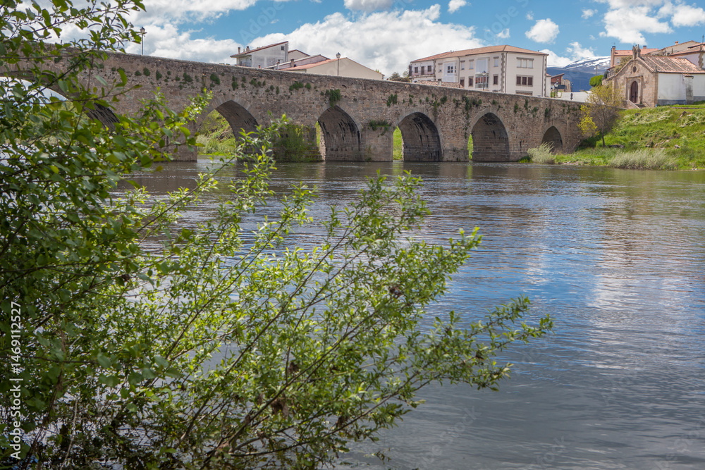 Medieval bridge of Barco de Avila, Spain