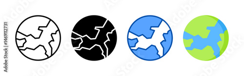 Global icon set bundle. Multi style icon collection perfect for websites, apps, and presentations. Simple vector icon collection