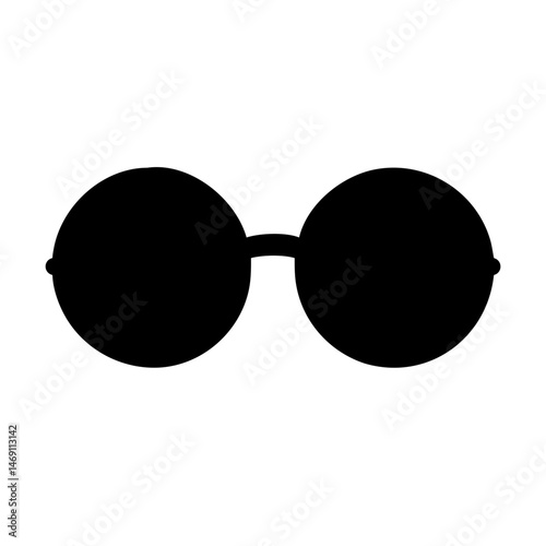 Round Sunglasses Icon Design