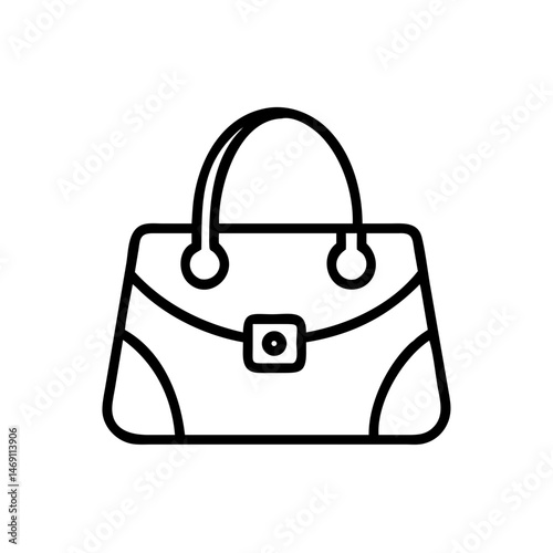 Luxury Handbag Icon Design