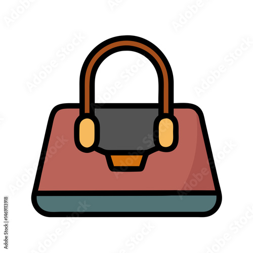 Luxury Handbag Icon Design