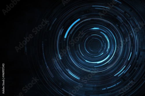 Abstract circular graphic design
