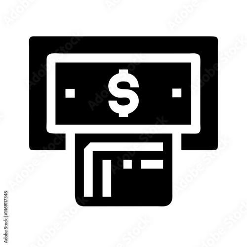 ATM Donation Machine Icon Design