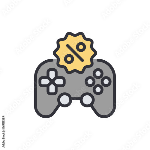 Discount offering with gaming controller, limited time promotion, deal alert