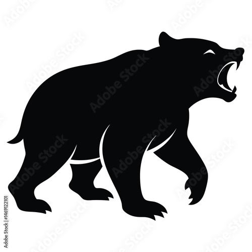 vector illustration of a bear