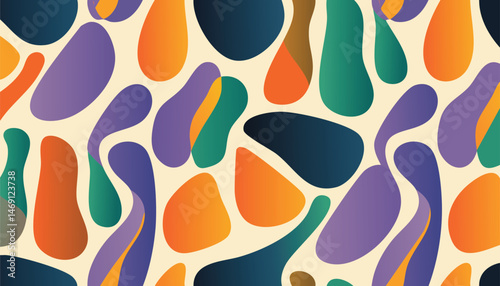 14. Smooth Gradient Blob Abstract Background